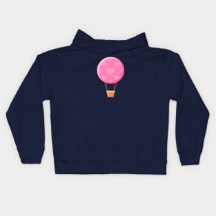 Hot air balloon Kids Hoodie